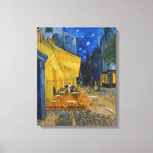 Vincent van Gogh - Café Terrasse am Abend Leinwanddruck