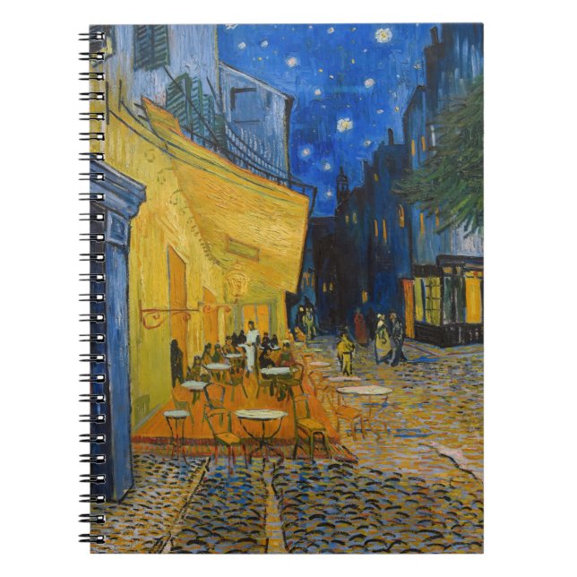 Vincent van Gogh - Café Terrasse am Abend Notizblock (Vorderseite)