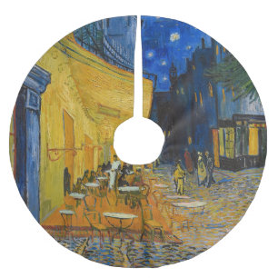 Vincent van Gogh - Café Terrasse am Abend Polyester Weihnachtsbaumdecke