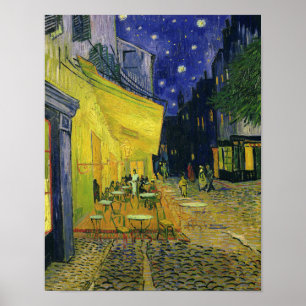 Vincent van Gogh - Café Terrasse am Abend Poster