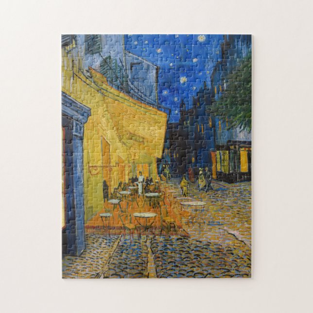 Vincent van Gogh - Café Terrasse am Abend Puzzle (Vertikal)