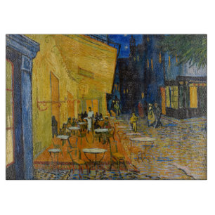 Vincent van Gogh - Café Terrasse am Abend Schneidebrett