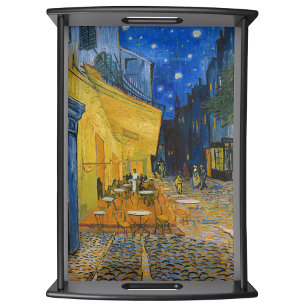 Vincent van Gogh - Café Terrasse am Abend Serviertablett