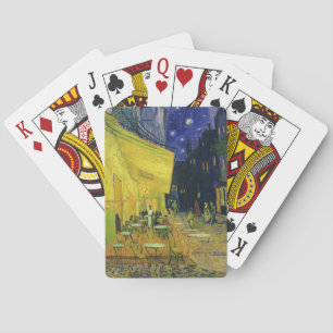 Vincent van Gogh - Café Terrasse am Abend Spielkarten