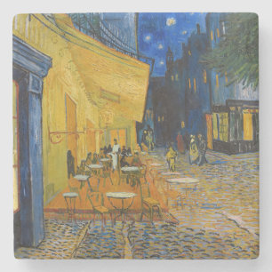 Vincent van Gogh - Café Terrasse am Abend Steinuntersetzer