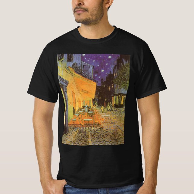 Vincent van Gogh - Café Terrasse am Abend T-Shirt (Vorderseite)