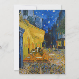 Vincent van Gogh - Café-Terrasse bei Nacht Einladung