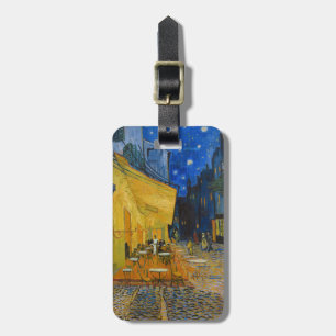 Vincent van Gogh - Café-Terrasse bei Nacht Gepäckanhänger