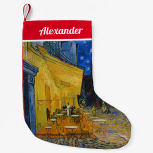 Vincent van Gogh - Café-Terrasse bei Nacht Kleiner Weihnachtsstrumpf