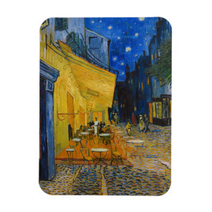 Vincent van Gogh - Café-Terrasse bei Nacht Magnet