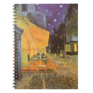 Vincent van Gogh - Café-Terrasse bei Nacht Notizblock