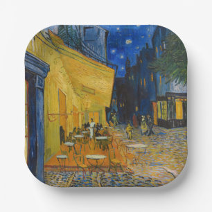 Vincent van Gogh - Café-Terrasse bei Nacht Pappteller