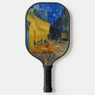 Vincent van Gogh - Café-Terrasse bei Nacht Pickleball Schläger