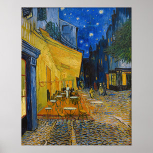 Vincent van Gogh - Café-Terrasse bei Nacht Poster