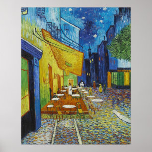 Vincent Van Gogh, Cafè Terrasse bei Nacht Poster