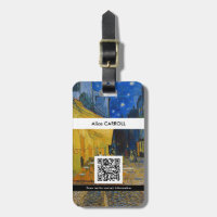 Vincent van Gogh - Cafe Terrasse bei Nacht - QR-Co