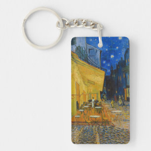 Vincent van Gogh - Café-Terrasse bei Nacht Schlüsselanhänger
