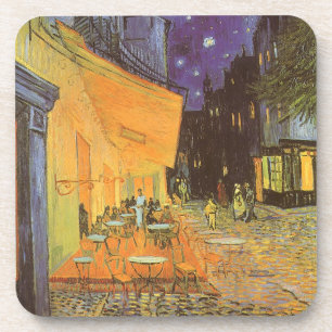 Vincent van Gogh - Café-Terrasse bei Nacht Untersetzer