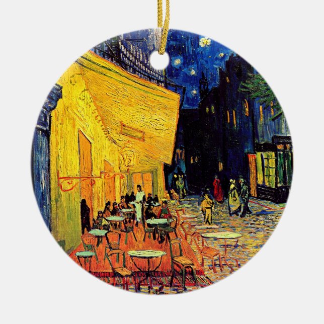 Vincent Van Gogh - Café Terrasse Keramikornament (Vorne)