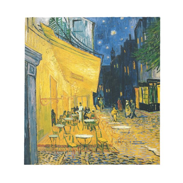 Vincent van Gogh | Cafe Terrasse, Place du Forum Notizblock (Vorderseite)