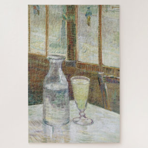 Vincent Van Gogh Cafétisch mit Absinth Puzzle