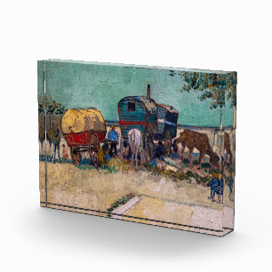 Vincent Van Gogh - Caravans, Sinti und Roma Camp b Fotoblock