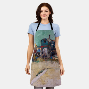 Vincent Van Gogh - Caravans, Sinti und Roma Camp b Schürze