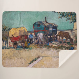 Vincent Van Gogh - Caravans, Sinti und Roma Camp b Sherpadecke