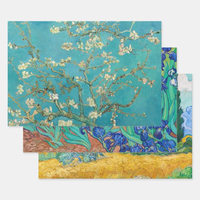 Vincent van Gogh Collection, Decoupage Geschenkpapier Set (Set)