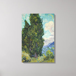 Vincent van Gogh - Cypresses Leinwanddruck