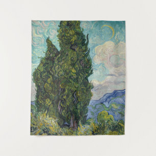 Vincent van Gogh - Cypresses Wandteppich