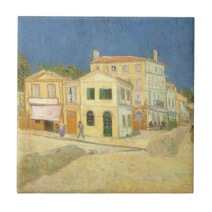 Vincent van Gogh - Das gelbe Haus (Die Straße) Fliese