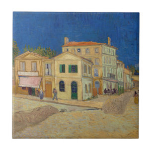 Vincent van Gogh - Das Gelbe Haus / Die Straße Fliese