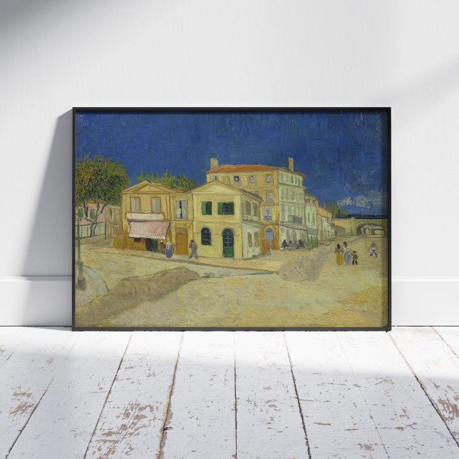 Vincent Van Gogh, das gelbe Haus, die Straße Fotodruck (Von Creator hochgeladen)