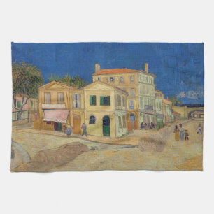 Vincent van Gogh - Das gelbe Haus / Die Straße Geschirrtuch