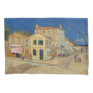 Vincent van Gogh - Das gelbe Haus / Die Straße Kissenbezug