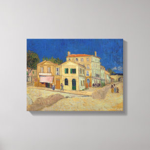 Vincent van Gogh - Das gelbe Haus / Die Straße Leinwanddruck