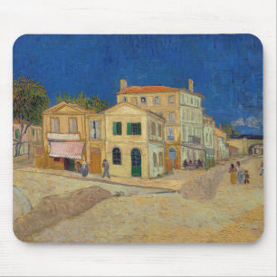 Vincent van Gogh - Das Gelbe Haus / Die Straße Mousepad