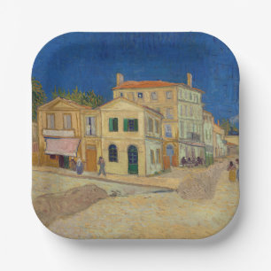 Vincent van Gogh - Das gelbe Haus / Die Straße Pappteller