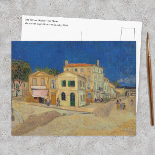 Vincent van Gogh - Das Gelbe Haus / Die Straße Postkarte