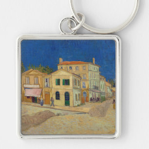 Vincent van Gogh - Das Gelbe Haus / Die Straße Schlüsselanhänger