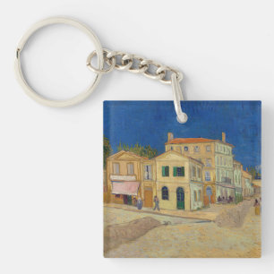 Vincent van Gogh - Das Gelbe Haus / Die Straße Schlüsselanhänger