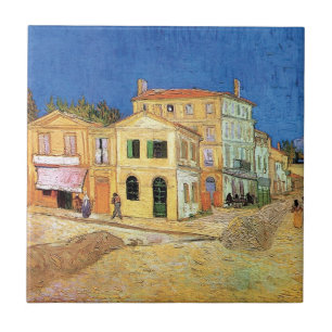 Vincent Van Gogh - Das Gelbe Haus - Kunstwerk Fliese