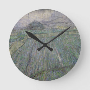 Vincent van Gogh das Gewitter Runde Wanduhr