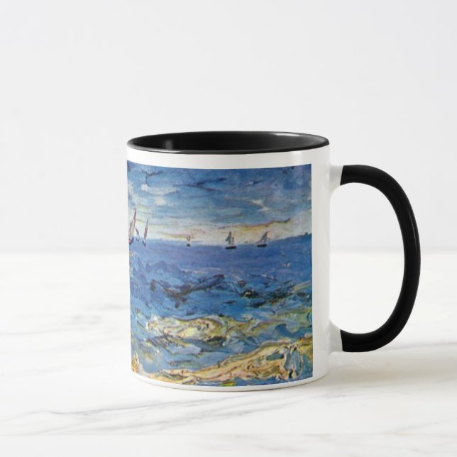 Vincent Van Gogh - Das Meer auf den Saintes-Maries Tasse (Rechts)
