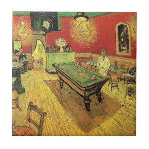 Vincent Van Gogh - Das Nachtcafé Fine Art Fliese