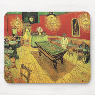 Vincent Van Gogh - Das Nachtcafé Fine Art Mousepad