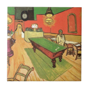Vincent Van Gogh - Das Nachtcafé in Arles Fliese
