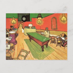 Vincent Van Gogh - Das Nachtcafé in Arles Postkarte