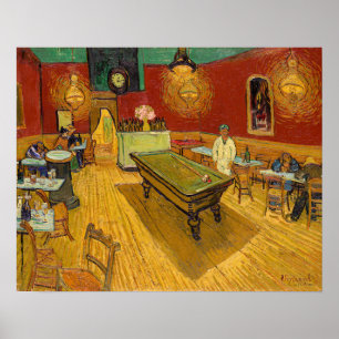 Vincent van Gogh - Das Nachtcafé Poster